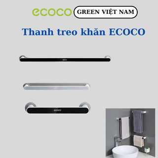 Giá Treo Khăn Nhà Tắm ECOCO Dán Tường - Chất Liệu Nhựa ABS, Không Cần Khoan Đục