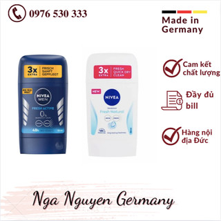 Sáp Khử Mùi Nivea 48h ngăn mồ hôi, giúp da khô thoáng dài lâu, 50ml _ Hàng chuẩn, đủ bill