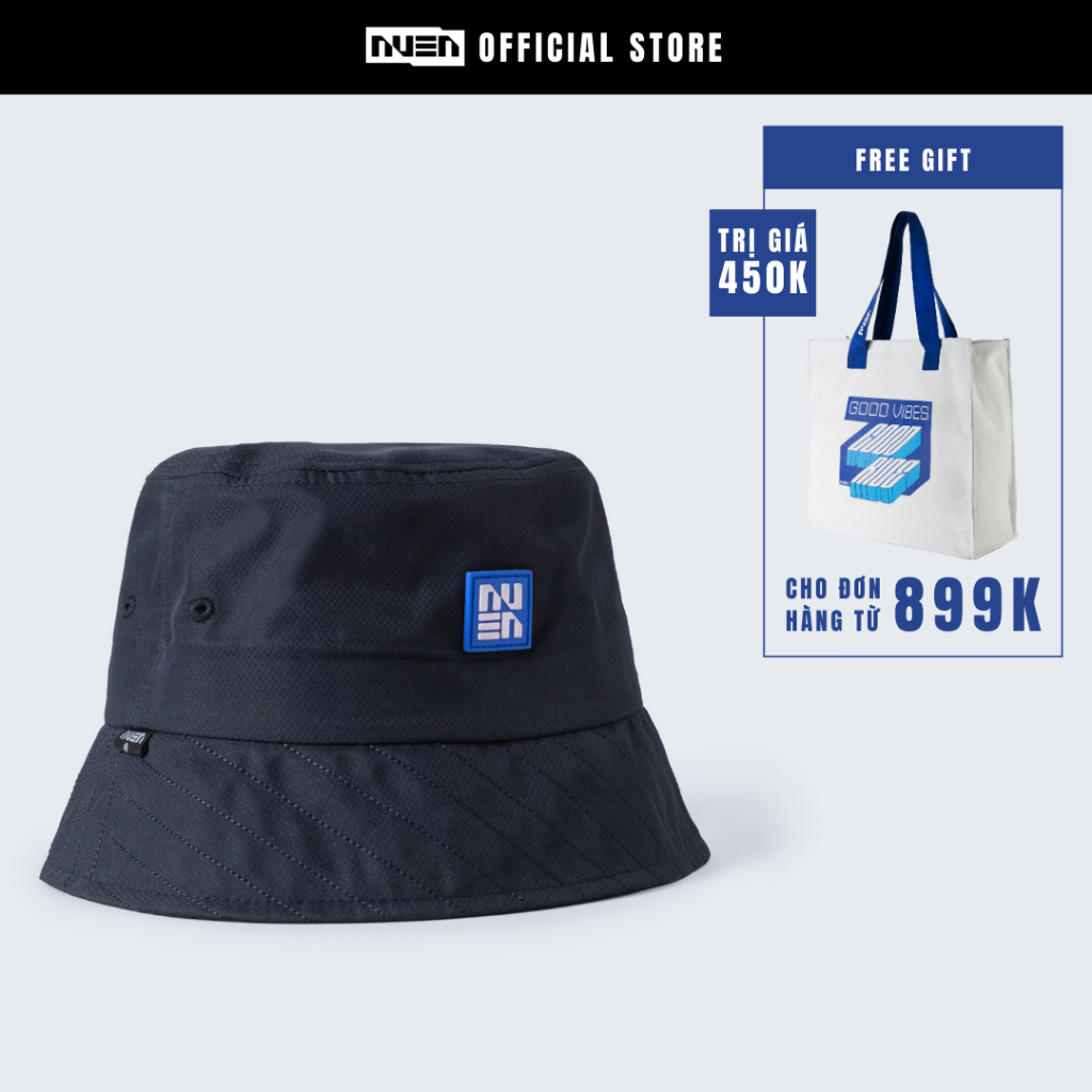 Nón Bucket NUEN, Mũ Bucket Trơn Unisex, Form Đẹp, Thoáng Mát, Màu Đen