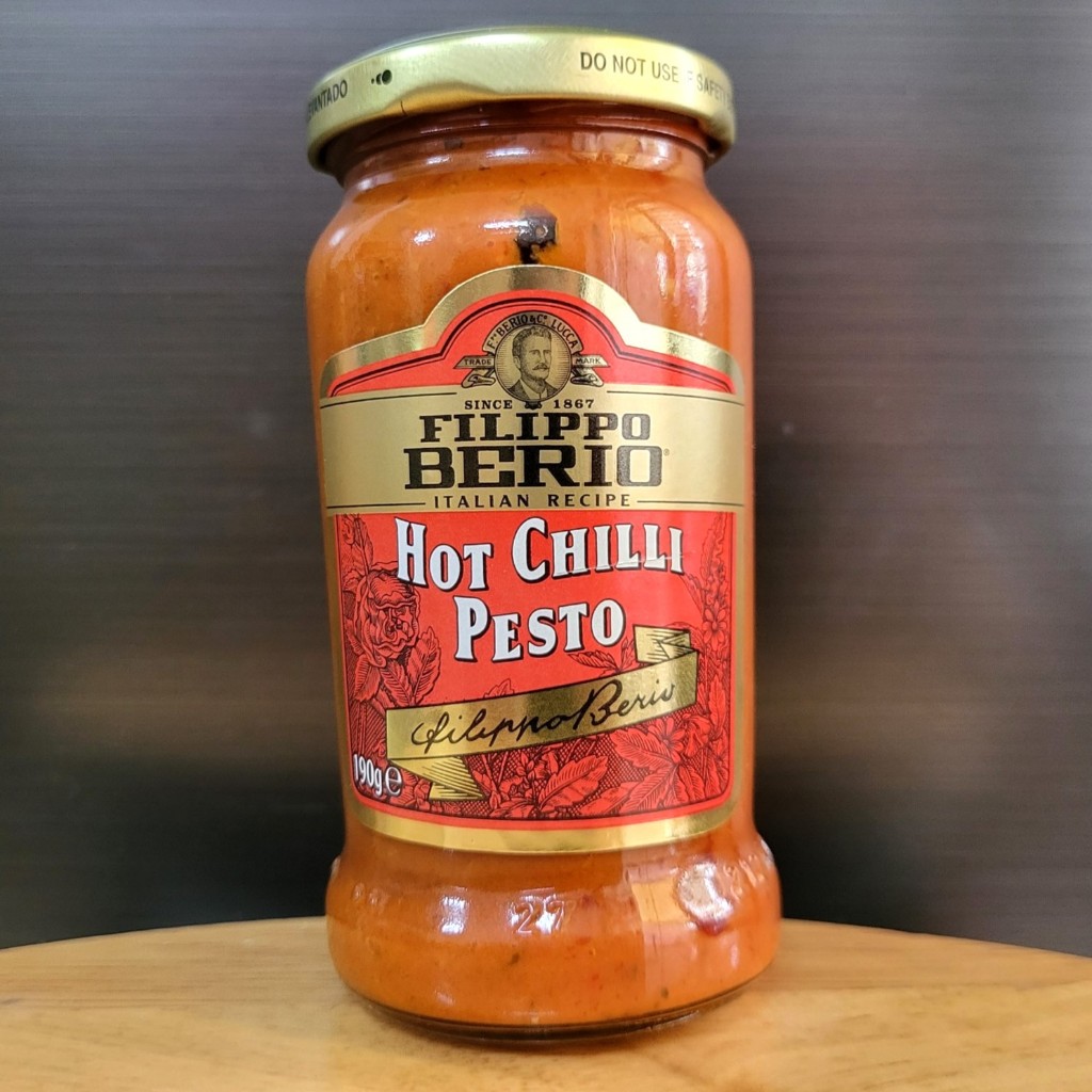 FILIPPO BERIO - Lọ CHILLI / ĐỎ 190g – SỐT PESTO ỚT CAY / Ý / Hot Chilli Pesto