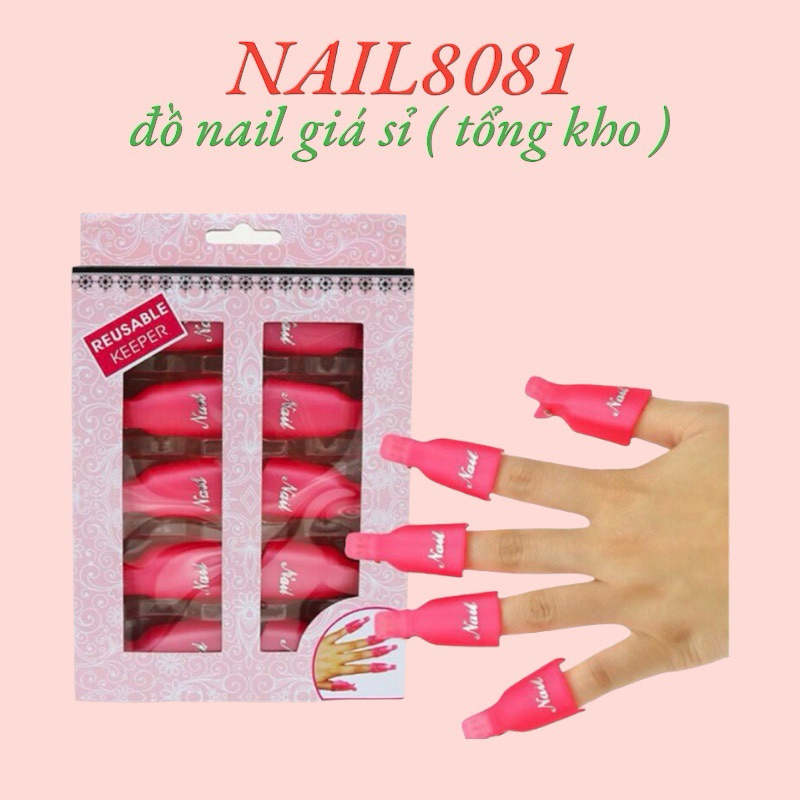 Kẹp ủ phá gel móng tay Hộp 10 chiếc