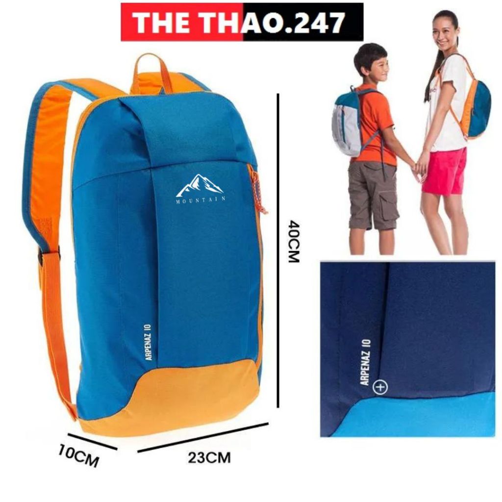 Balo thể thao, balo nam thời trang, nhỏ gọn, tiện lợi, năng động (ko logo)