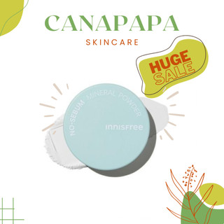 Phấn phủ kiềm dầu Innisfree No sebum Mineral Powder mint
