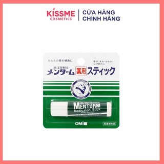 Son dưỡng không màu Omi Brotherhood Menturm Medicated Stick (Hàng Nhập Khẩu)