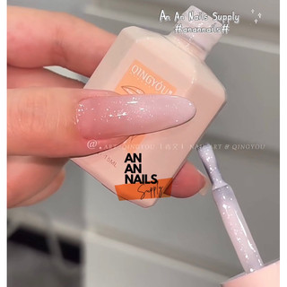 Sơn gel gạo nhũ kim cương , sơn gel thạch gạo nhũ Qingyou an an nail