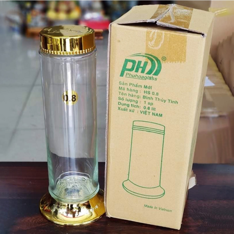 Bình Thủy Tinh Ngâm Rượu Dạng Trụ Tròn 2,8L 3,8L 5,8L 10,8L 16,8L 25,8L Có Vòi/Không vòi