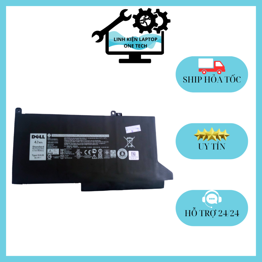 PIN LAPTOP DELL 7480 7280 7390 60WH F3YGT PIN MÁY TÍNH DELL LATITUDE 7290 E7490 E7480 PIN DELL ZIN 4