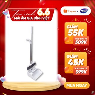 Bộ chổi quét nhà kèm đồ hốt rác gấp gọn đa năng MyJae