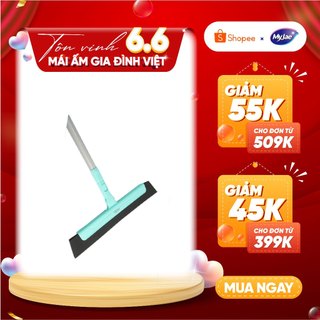 Cây Gạt Nước EVA Đa Năng Xoay 180 Độ MyJae, Chổi Quét Nhà Chống Dính Có Thể Gấp Gọn