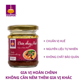 YesHue - Gia vị Bún chay Huế hoàn chỉnh 150g - Gia vị nấu bún chay Huế hoàn chỉnh chuẩn vị Huế
