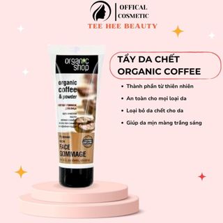 Tẩy da chết mặt Organic shop Organic Coffee & Powder – Nga