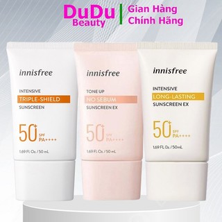 Kem Chống Nắng Innisfree No Sebum, Long Lasting, Triple-Shield Sunscreen SPF 50+/PA++++ 50ml