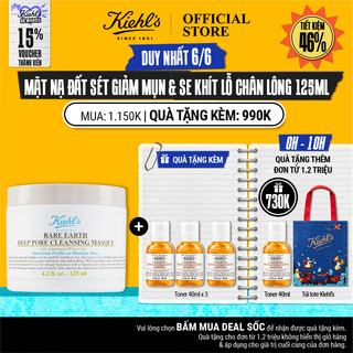Mặt Nạ Đất Sét Kiehl's Rare Earth Deep Pore Cleansing Masque 125ml
