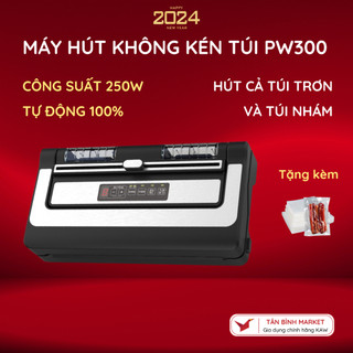 Máy hút chân không KAW PW300 - Không Kén Túi, Mối Hàn 6mm, Đường Hàn 30cm, Hỗ Trợ Tiếng Việt