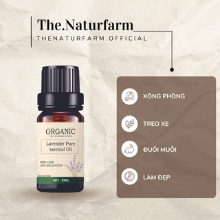Tinh dầu oải hương nguyên chất Naturfarm [ Lavender Pure Essential Oil - 10ML ]