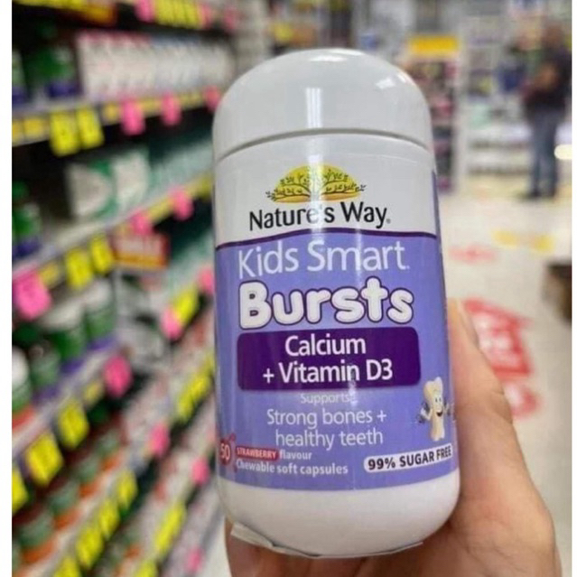 Nature’s Way Kids Smart Calcium Vitamin D3 Bursts