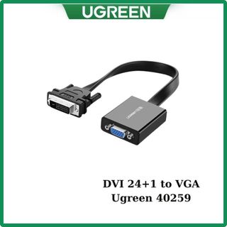 Cáp chuyển dvi to vga ugreen 40259