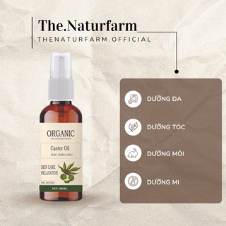 Dầu thầu dầu nguyên chất Naturfarm size 100ML