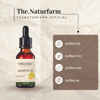 Tinh dầu vỏ bưởi nguyên chất Naturfarm 10ML [ Grapefruit Oil ]