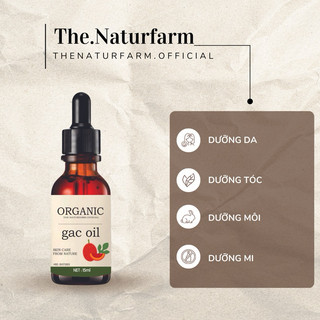 Dầu gấc nguyên chất Naturfarm size 15ML/100ML [ Gac Fruit Oil ]