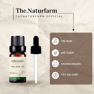 Tinh dầu tràm trà nguyên chất Naturfarm [ Tea Tree Oil - 10ML ]