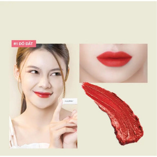 [GIFT] Son Dưỡng Có Màu Lazy Bee Đỏ Đât 3.5gr