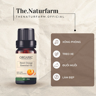 Tinh Dầu Cam Ngọt nguyên chất Naturfarm [ 10ML ] Sweet Orange Essential Oil
