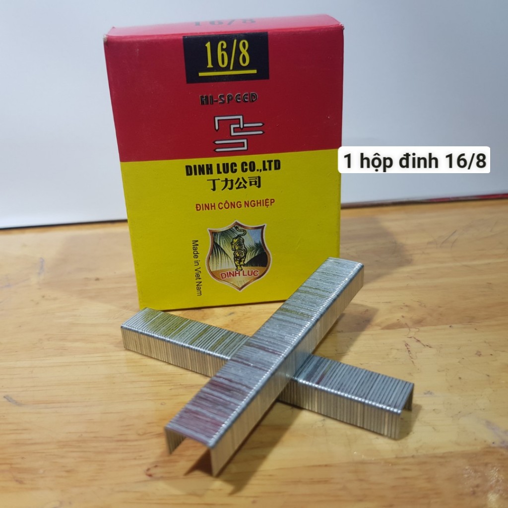 Kim bấm gỗ 16/8 dùng cho máy bấm ghim tay, đinh u bắn gỗ, ghim bấm gỗ 16/8, ghim bấm bạt, thảm cỏ