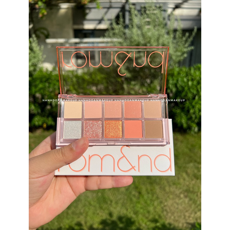 Bảng phấn mắt ROMAND Better Than Palette 08 Peach Dahlia Garden 10 ô