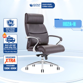 Ghế lãnh đạo govi passo pa-1102a da bò italy nhập khẩu
