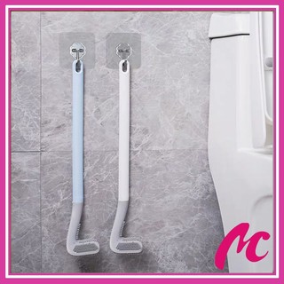 Chổi silicon cọ bồn cầu TẶNG KÈM móc dính hình GẬY ĐÁNH GOFL thông minh, tiện ích 01460