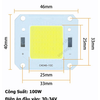 Chip LED 100W Chip LED Đèn nhà xưởng 100W