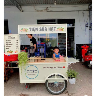 Xe Trà Sữa, Xe đẩy bán hàng