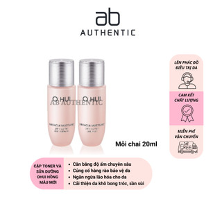 Cặp Nước hoa hồng và Sữa dưỡng OHUI HỒNG dưỡng ẩm cho da khô Miracle Moisture 20ml - AB AUTHENTIC