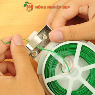 Dây Cột Lan Có Lưỡi Cắt, Dây Kẽm Có Lưỡi Cắt Lõi Kẽm Bọc Nhựa, Dây Buộc Cây Có Lưỡi Cắt