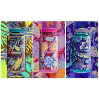 Bình nước NALGENE Psychedelic Botanical wide mouth 1000ml