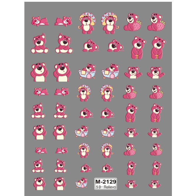 sticker gau dau m2129