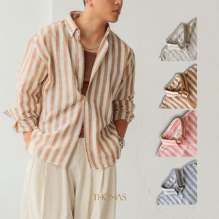 Áo sơ mi form rộng Áo sơ mi form rộng vải Linen Jackson Button Down Shirt SM10