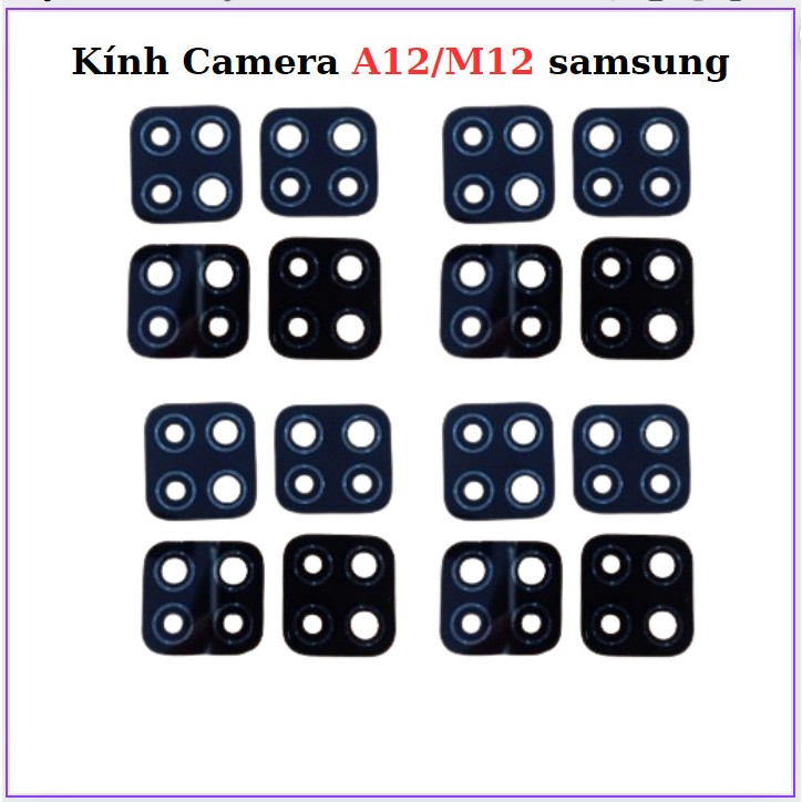 Kính Camera A12 Sam sung,thay thế