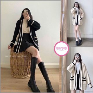 Áo cadigan nỉ oversize - Áo khoác nỉ form rộng uniex