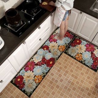 bộ thảm bếp 2 miếng hình 3d (giao mẫu ngẫu nhiên ạ)