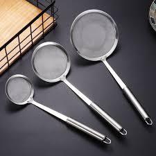 Vợt vớt bọt, vợt hớt bọt, vợt lọc dầu, vợt vớt cặn bã, rây hớt bọt, lọc dầu bằng inox 304