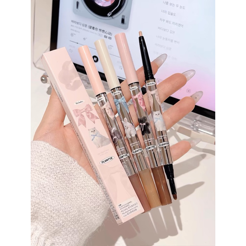 Bút Vẽ Bọng Mắt 2 Đầu FLORTTE: Tạo Ánh Nhìn Tươi Tắn và Sâu Hút Hồn