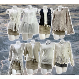 [2hand] Tổng hợp áo lưới, áo len kiểu (drop 03/06)