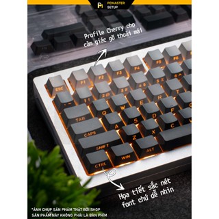 Keycap xuyên led mạch xuôi side print gradient nhựa pbt doubleshot
