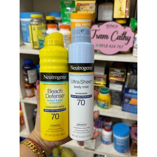 xịt chống nắng neutrogena