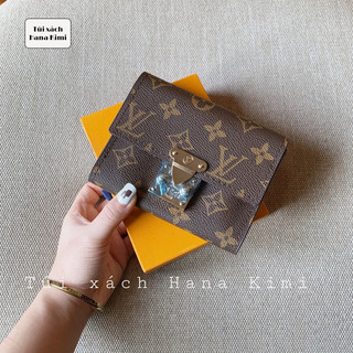 Ví bóp nữ mini L V khoá cài