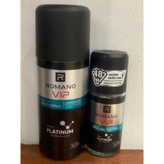 Lăn/ xịt khử mùi Romano Vip Impress