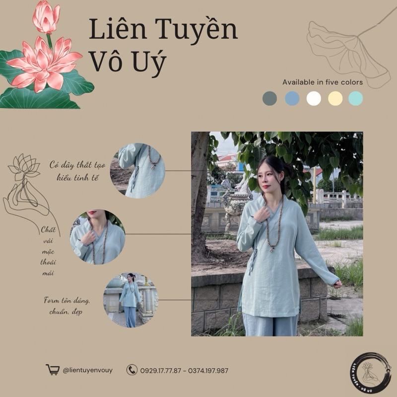 [SUNI] _ PHÁP PHỤC, ĐỒ LÀM ĐI CHÙA (có size lớn)