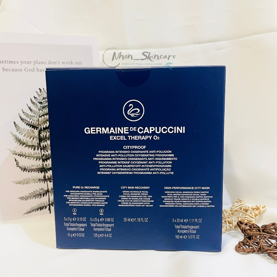 [Hàng Cty] Germaine De Cappucini Excel Therapy O2 - Liệu Pháp Thải Độc Cung Cấp O2
